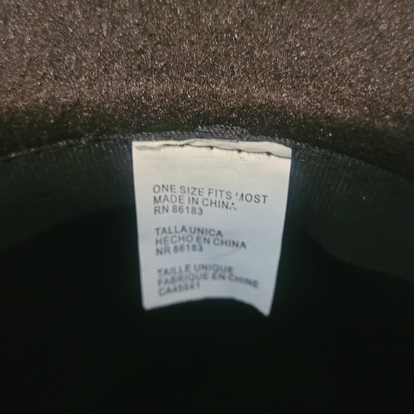 Stylish Black Fedora Hat with Orange Trim - Picture 3 of 3